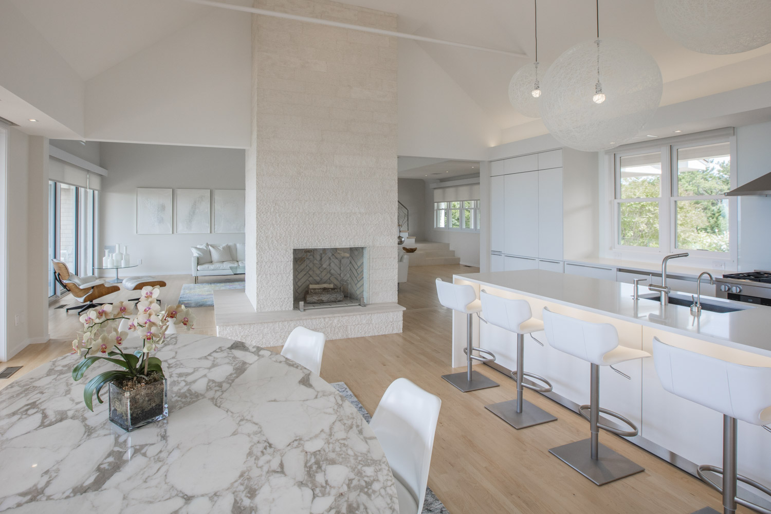 Photo of construction by Ronald Webb Builder.